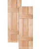 Wood Board n' Batten Shutters